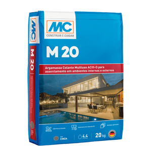 Argamassa AC III Cinza M 20 (Saco 20kg) - MC BAUCHEMIE