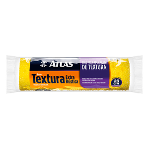 Rolo De Textura Extra Rustica De Espuma 23CM - ATLAS