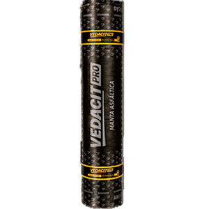 Manta Asfáltica V-PRO Tipo III-A Poliéster SBS 4MM PP - Vedacit Pro