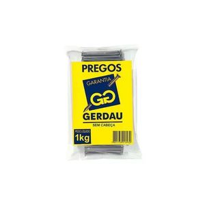 Prego Polido sem Cabeça 12x12 1kg - Gerdau