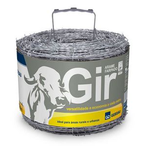 Arame Farpado Gir 1,6MM Rolo com 400M- Gerdau