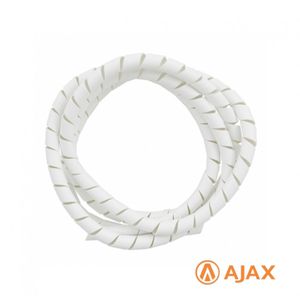 Organizador de Fios Branco 12MM X 1,5M - Ajax