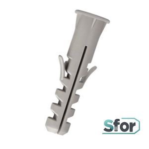 Bucha Nylon 5MM Com Aba Pacote com 200 peças - Sfor
