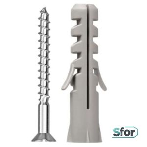 Parafuso MAD 3,8X40 + Bucha Nylon 6MM Cartela com 40 peças - Sfor