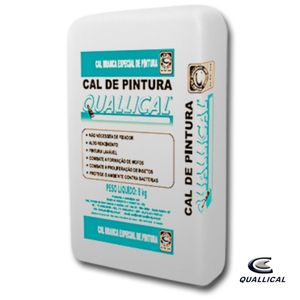Cal para Pintura Paredes e Muros (Saco 8kg) - Quallical