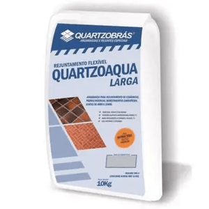 Rejunte Quartzoaqua Larga Cinza Saco 10KG - PAREX QUARTZOBRAS