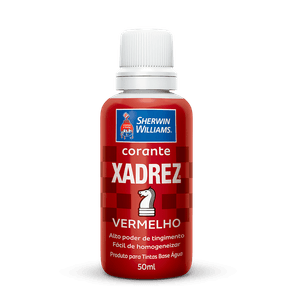 Corante Xadrez Vermelho 50ML - SHERWIN WILLIAMS