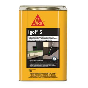 Sika Igol S Pintura Asfáltica Lata 18L - SIKA