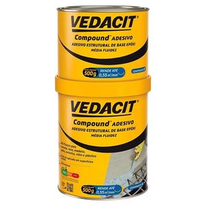 Compound Adesivo Epóxi MF Lata 1kg - VEDACIT PRO