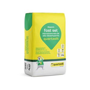 Microconcreto para reparos rápidos Fast Set 25kg Quartzolit QUARTZOLIT