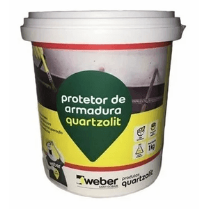 Protetor de Armadura Cimentício (NITOPRIMER ZN) 1kg - WEBER QUARTZOLIT