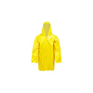 Capa de Chuva FIT PVC Forrada Amarela Tamanho G - Plastcor