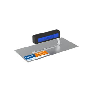 Tigre Desempenadeira Aço Inox Liso C/ Cabo Plástico Aberto 12x35cm