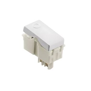 Pulsador Minuteria 6A/250V Aria Branca - Tramontina