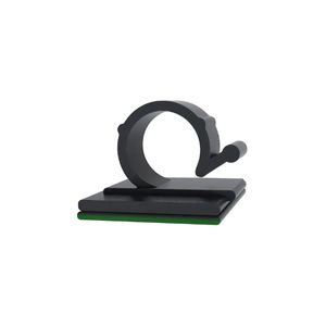 Clip Adesivo 13MM Preto Pacote com 50 peças - Sfor