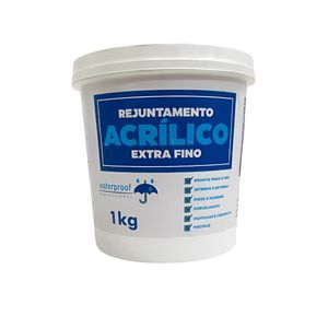 Rejunto Acrílico Bege 1KG - Waterproof