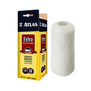 Rolo De Pintura Extra Pele De Carneiro 23CM - ATLAS