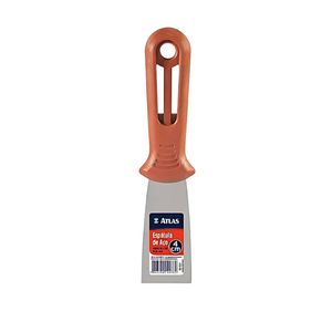 Espátula de Aço Carbono com Cabo Plástico 4cm - ATLAS