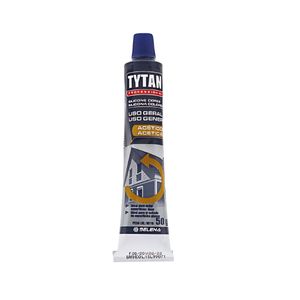 Silicone Vedação Vidro Box Plástico 50g Branco - TYTAN