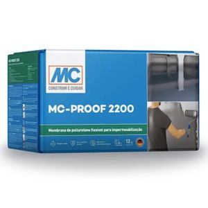 Proof 2200 Membrana PU Bi Componente (Conjunto 6KG Cinza ) [A (4,95kg)+B(1,05kg)] - MC BAUCHEMIE