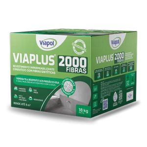 Impermeabilizante Viaplus 2000 Fibras (Caixa 18 Kg) - VIAPOL