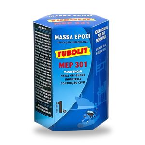 Massa Epóxi MEP 301 (Conjunto de 1 kg) - TUBOLIT