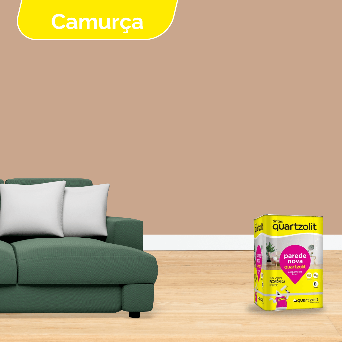 スウェット kolor 18AW Teen  age Lust Tinta Acrílica Economica Carmuça Parede Nova 18L - WEBER QUARTZOLIT