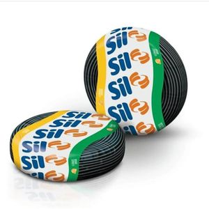 Cabo Flexsil 750V 2,5MM Preto (100M) - Sil