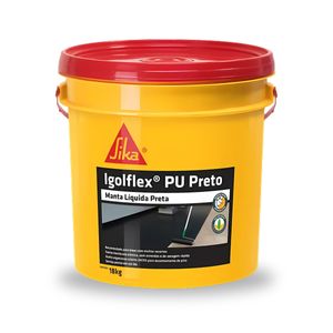 Sika Igolflex PU Preto (Balde 18L) - SIKA
