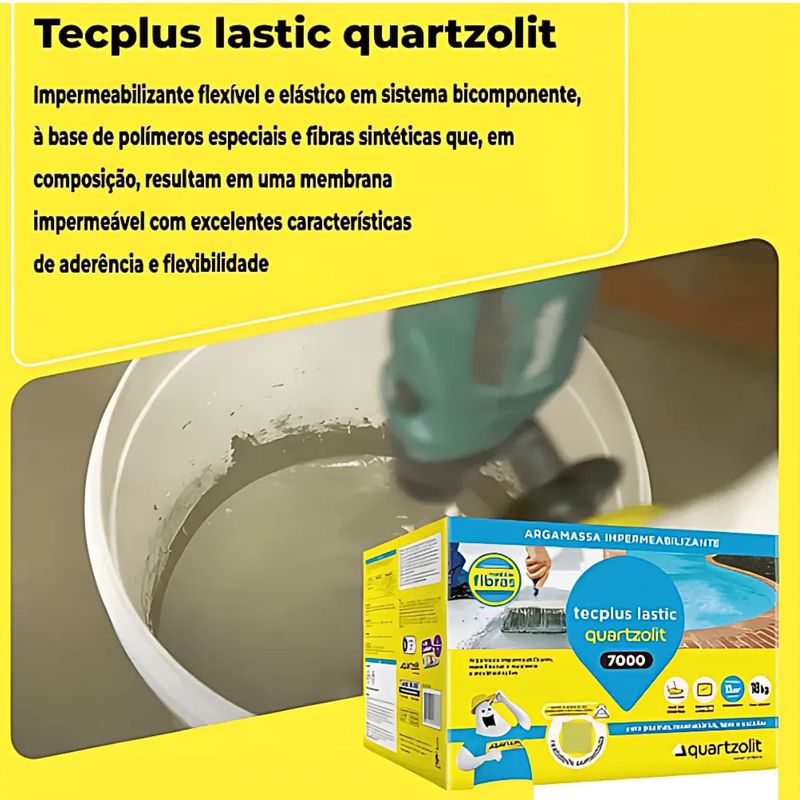 Impermeabilizante Tecplus Lastic 7000 18kg | FastObra