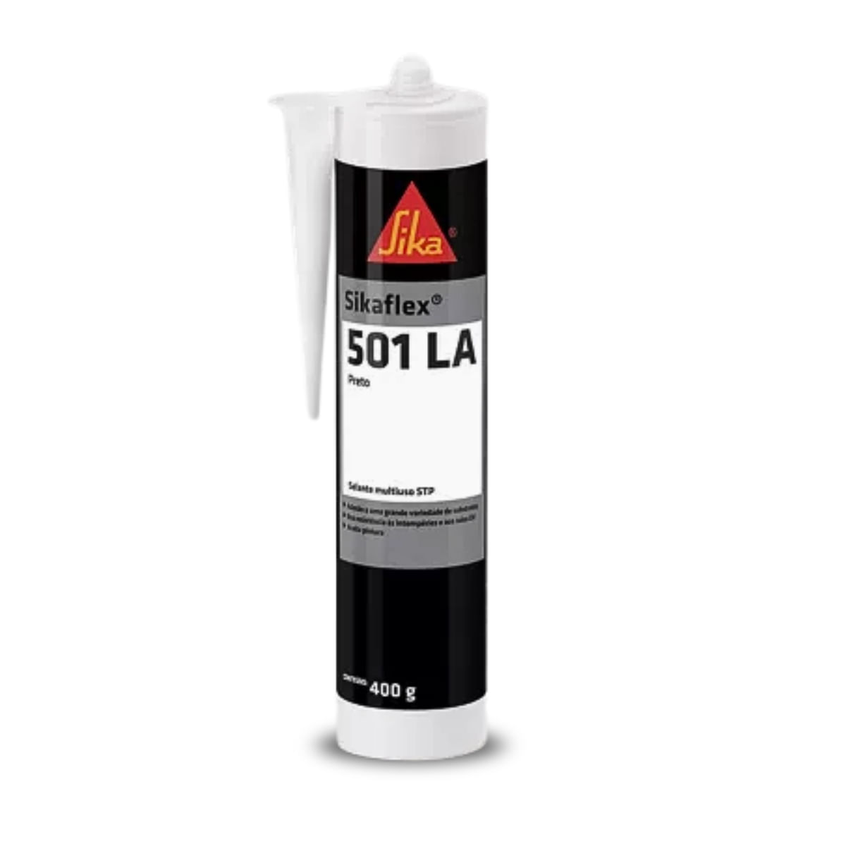 SikaFlex 501 LA (Cartucho 400G) Preto - SIKA