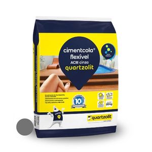 Argamassa ACIII Flexível Cinza (Saco 20 kg) - WEBER QUARTZOLIT