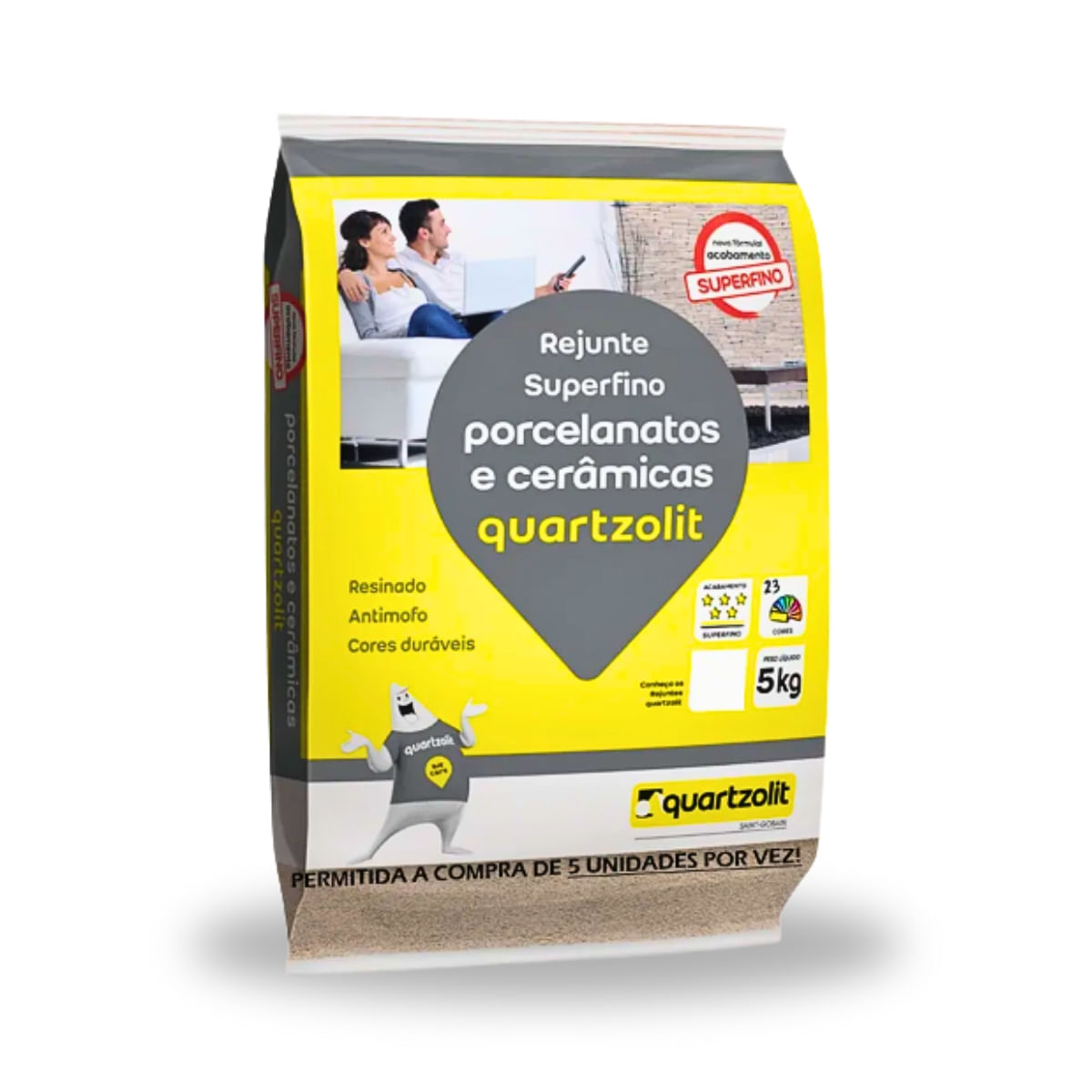 W.Color Rejunte PMG Branco (Saco 5kg) - WEBER QUARTZOLIT