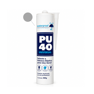 Selante de Poliuretano PU40 Universal Cinza 360g Waterproof – Vedação e Adesão
